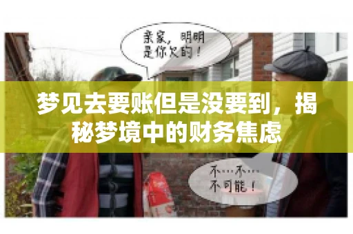 梦见去要账但是没要到，揭秘梦境中的财务焦虑