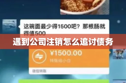 遇到公司注销怎么追讨债务