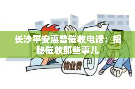 长沙平安惠普催收电话：揭秘催收那些事儿
